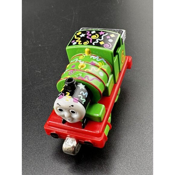 Thomas & Friends Take N Play Along 2002 Vtg Celebration Percy Train LE Diecast - Picture 2 of 10